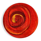 Red Cycle Glass Wall Art.
